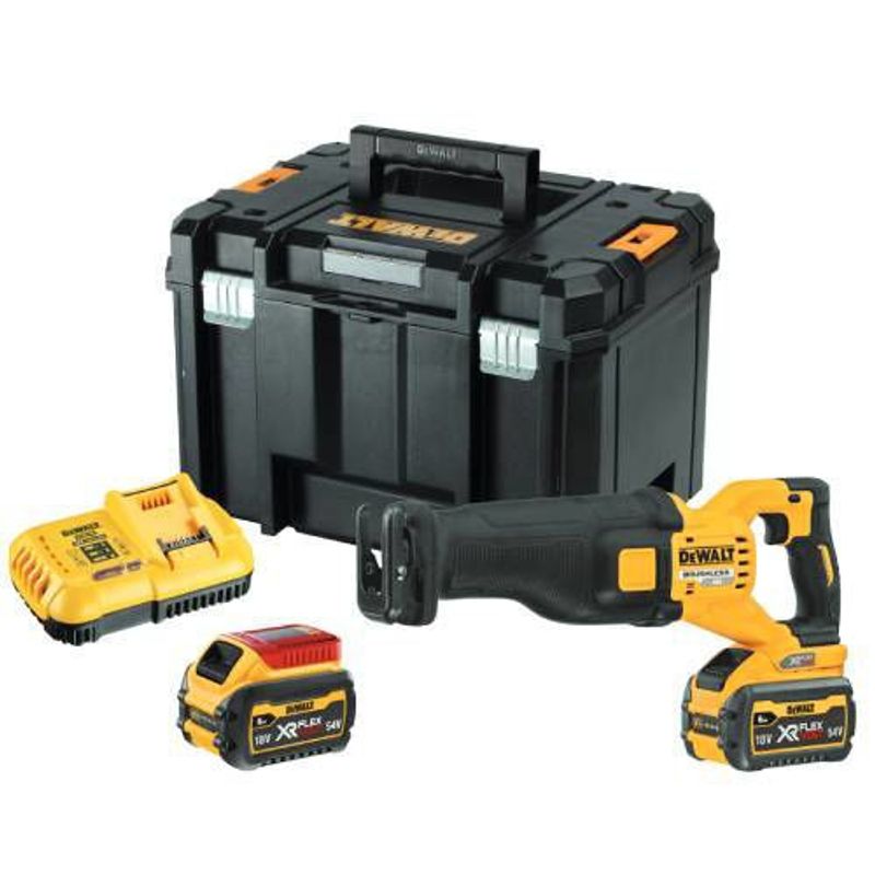 DeWalt DCS389T2 54V XR FlexVolt Tigersåg (2x6,0Ah)