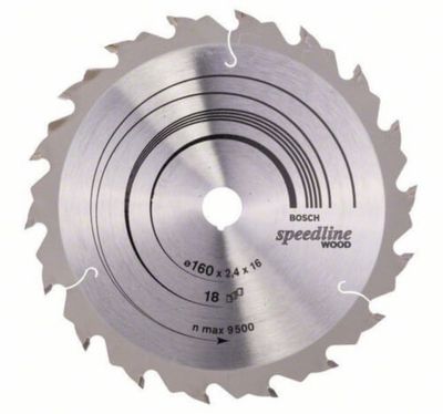 Bosch Sågklinga 160x16mm T18 SPEEDLINE WOOD