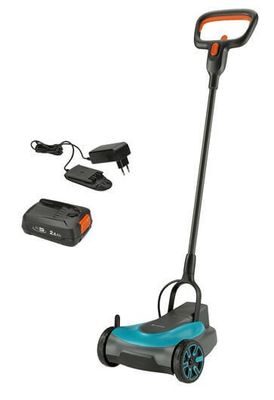 Gardena HandyMower 22/18 V P4A Gräsklippare Komplett set (2,5Ah batteri + standardladdare)