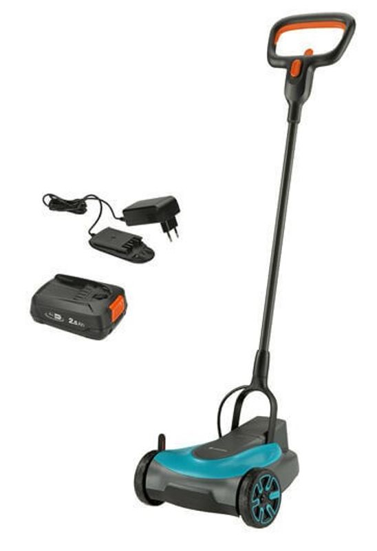 Gardena HandyMower 22/18 V P4A Gräsklippare Komplett set (2,5Ah batteri + standardladdare)