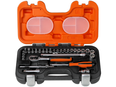 Bahco S290 Hylsnyckelsats 29-Delar (1/4")