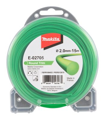 Makita E-02705 Trimmertråd 2,0mm / 15m