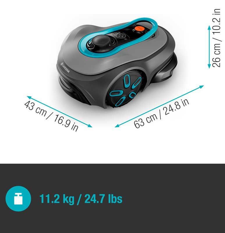 Gardena Robotgräsklippare smart SILENO free 800 m²