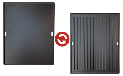 Landmann Vändbar Stekplatta Gjutjärn Rexon 3/4 32,5x40,5mm