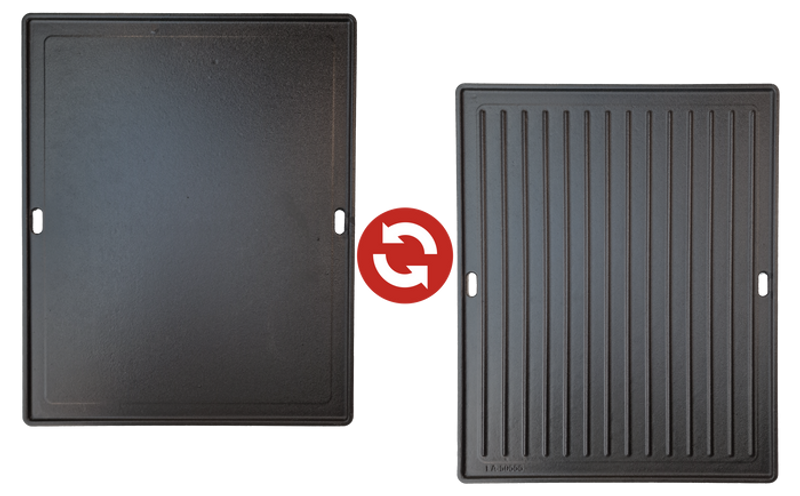 Landmann Vändbar Stekplatta Gjutjärn Rexon 3/4 32,5x40,5mm