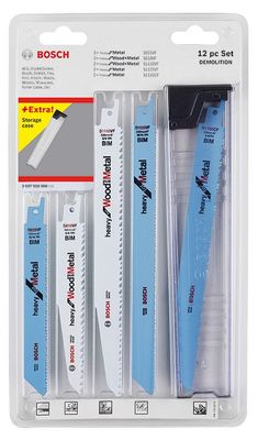 Bosch Tigersågblad demolition 150-225 mm 12-pack