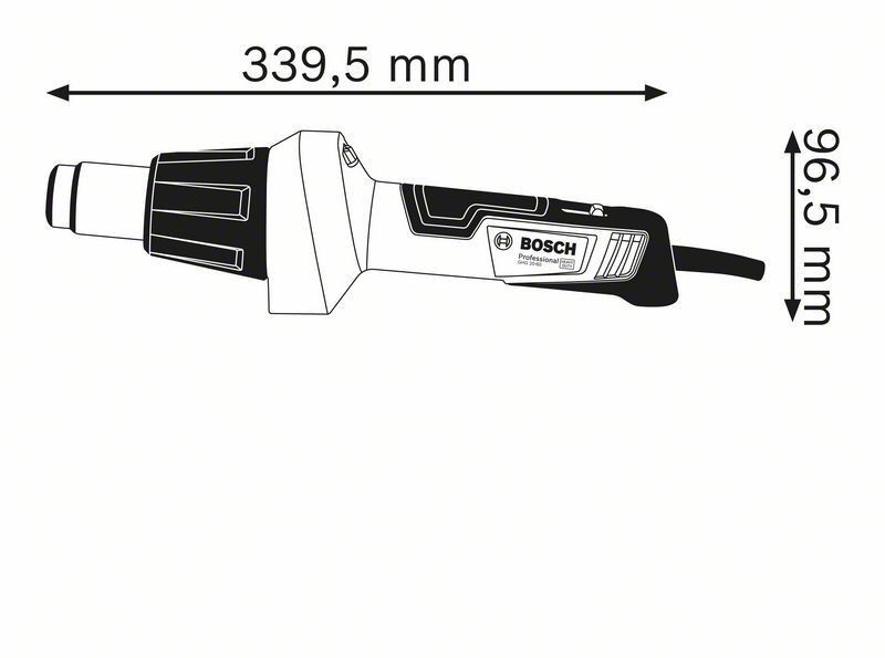 Bosch GHG 20-60 Varmluftspistol 2000W 50–630°C