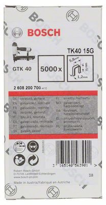 Bosch Klammer 1,2mm x 15mm (5000st)