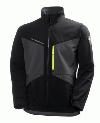 Helly Hansen AKER SOFTSHELL Softshell Jacka 999 Svart