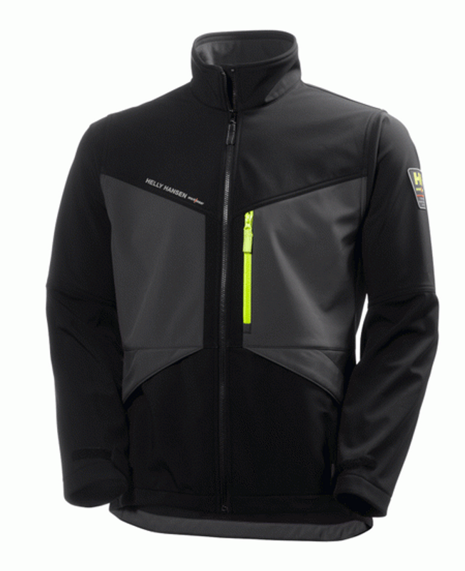Helly Hansen AKER SOFTSHELL Softshell Jacka 999 Svart