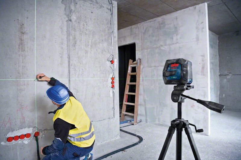 Bosch GLL 2-15/LB10/BT150  Kors-/Linjelaser Grön inkl stativ BT 150