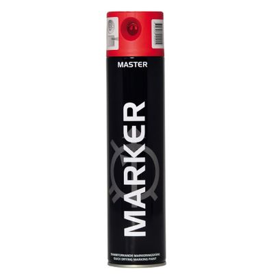 Spray Master Markeringsfärg Solid Röd 600ml