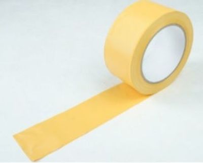 Tectis Byggtejp Gul Räfflad 566 50mm x 33m