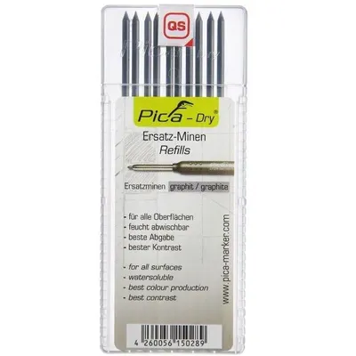 Pica Dry 4030 Reservstift (8st Blyertsstift)