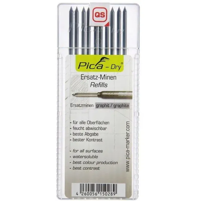 Pica Dry 4030 Reservstift (8st Blyertsstift)
