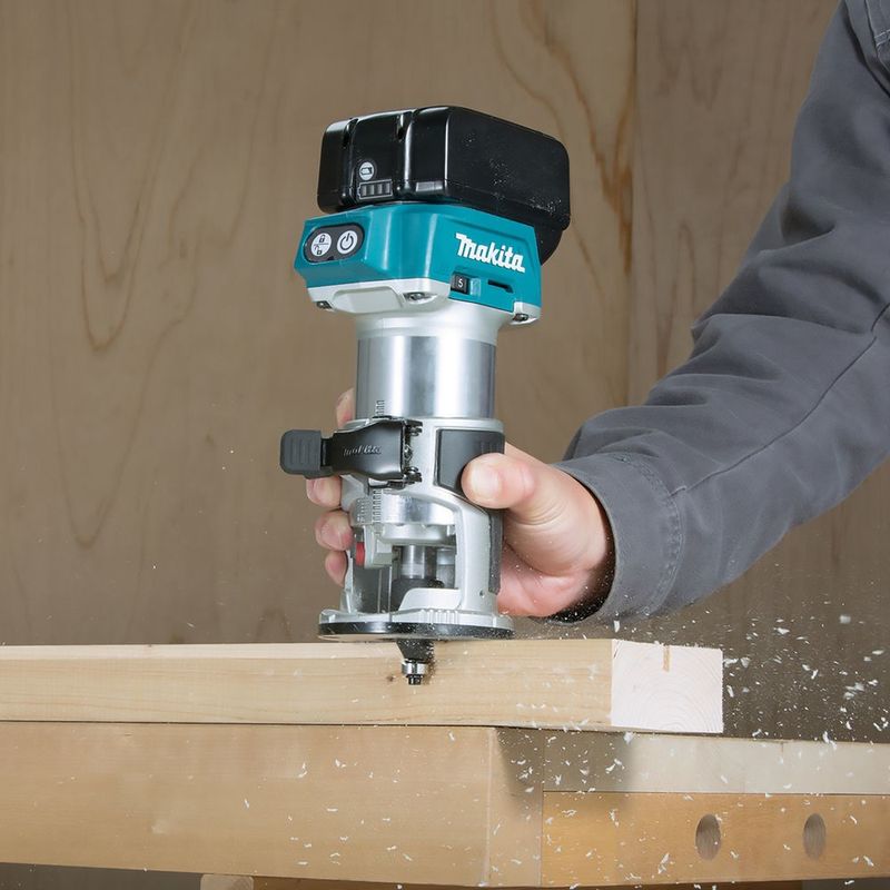 Makita DRT50Z Batteridriven fräs 18V (Naken)