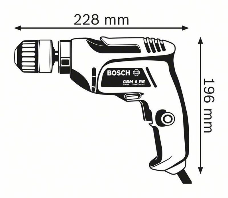 Bosch GBM 6 RE Borrmaskin