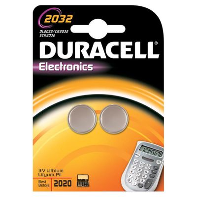 DURACELL BATTERI 2032 LITHIUM DURAC 2P