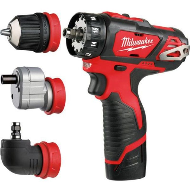 Milwaukee M12BDDXKIT-202C Borr-/Skruvdragarkit 12V (2x2,0ah)