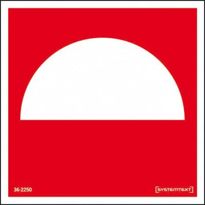 Dekal 36-2250 80X80MM Brandsymbol Halvmåne