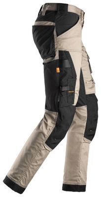 Snickers 6341 Arbetsbyxa Stretch Khaki/Svart