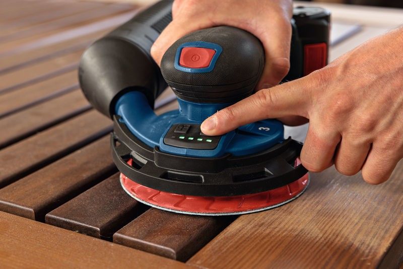 Bosch GEX 18V-150-3 Excenterslip 18V  L-BOXX (utan batterier)