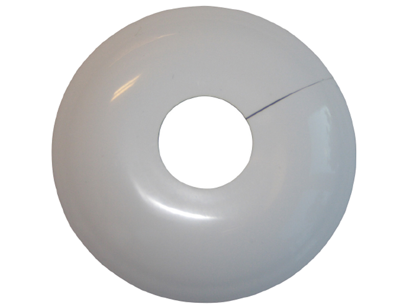 Rörtäckbricka 15mm Vit 4st/frp