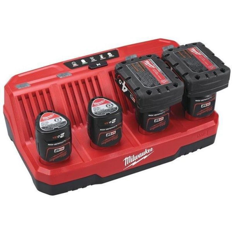 Milwaukee M12 C4 Batteriladdare 12V