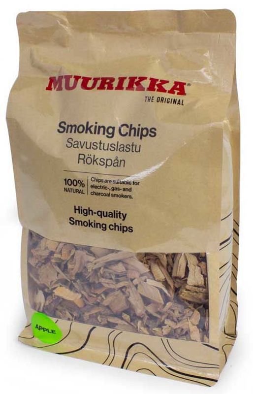 Muurikka Rökspån Äpple 500g