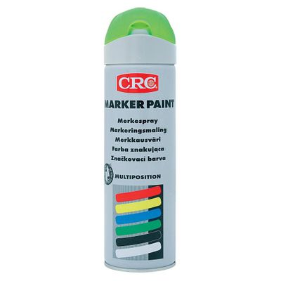 CRC MÄRKFÄRG GRÖN 500ML FLUOR