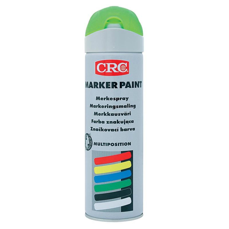 CRC MÄRKFÄRG GRÖN 500ML FLUOR