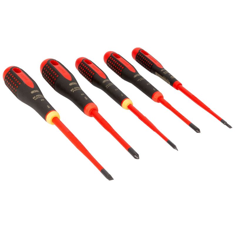 Bahco BE-9881SL Skruvmejselsats 5-delar 1000V