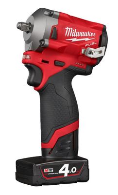 Milwaukee M12 FIW38-422X Mutterdragare 12V 3/8" (1x2,0ah 1x4,0ah)
