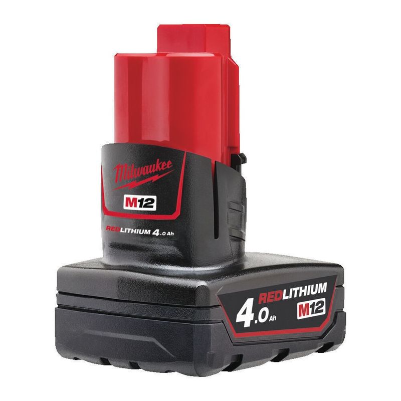 Milwaukee M12 NRG-402 Batteripaket 12V (Laddare + 2x4,0ah)