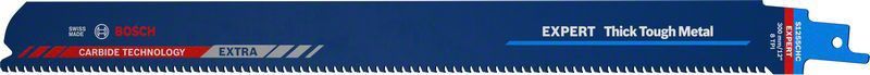 Bosch Expert ‘Thick Tough Metal’ S 1255 CHC tigersågblad 300mm 10st CARBIDE