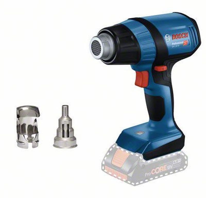 Bosch GHG 18V-50 Varmluftspistol 18V 300/500C (utan batterier)