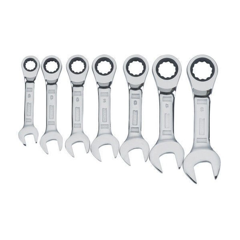 DeWalt DWMT19261-0 Spärrkombinyckel Kort-Set 7-delar