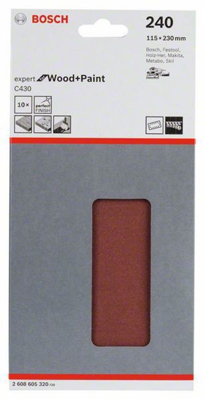 Bosch slipark 115x230 RWT 10ST