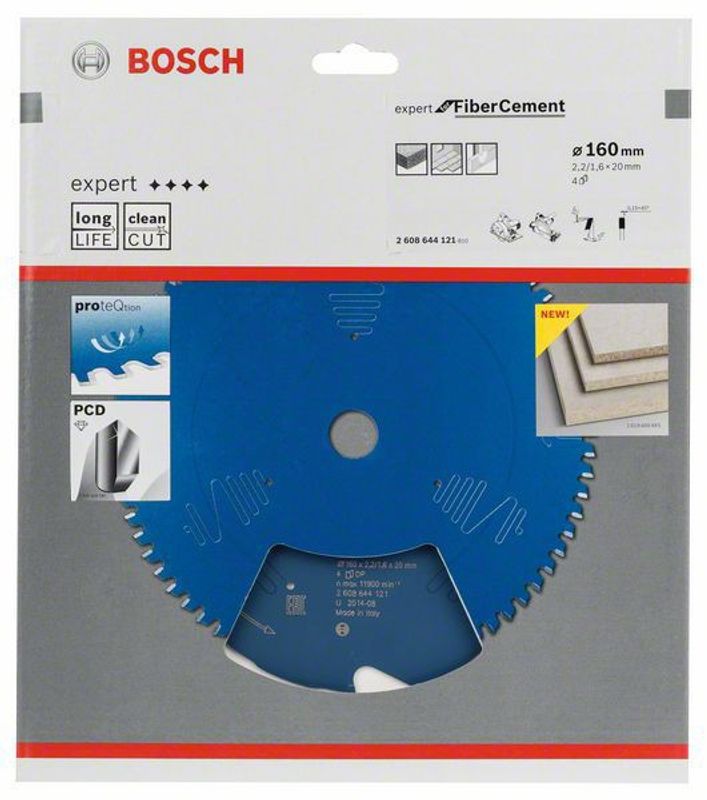 Bosch Sågklinga för Fibercement/Gips (160mm)