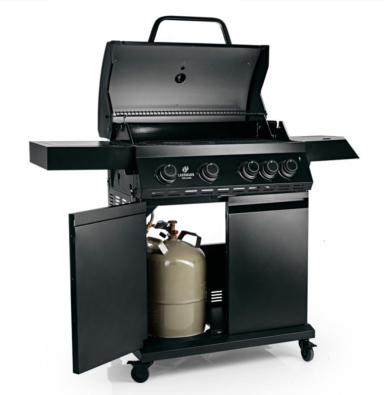Landmann Cool Black Classic 4.1 gasolgrill med kokplatta