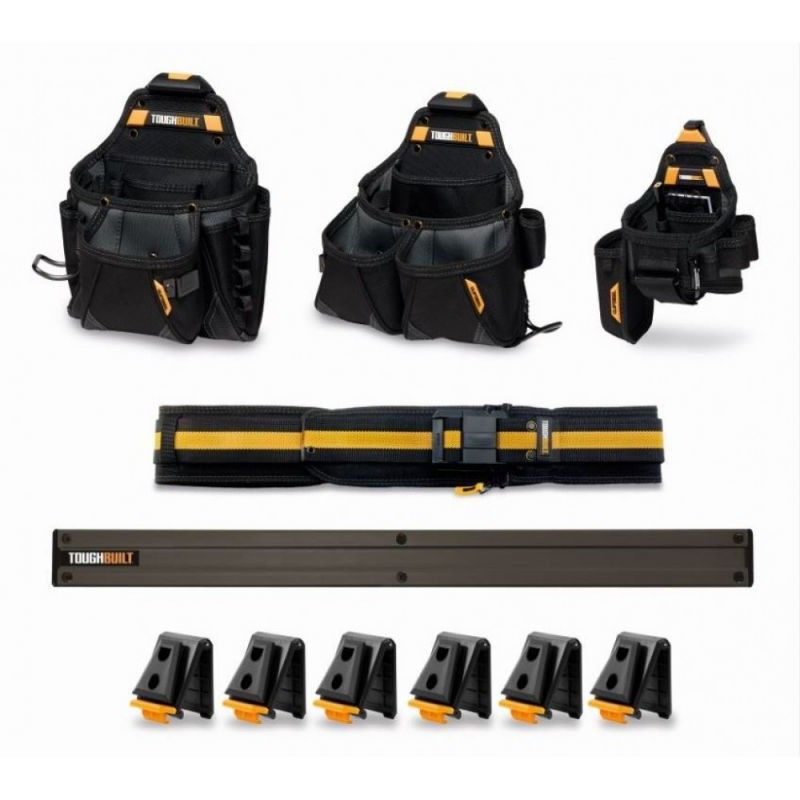 Toughbuilt Verktygsbälte ClipTech Set Wall & Van 11 delar