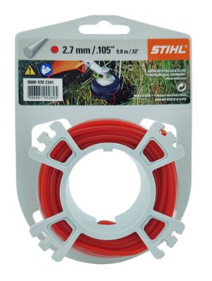 Stihl Trimmertråd Röd 2,7mm 9,8m