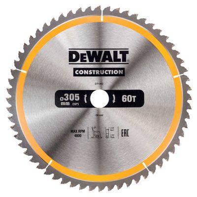 DeWalt DT1960 Sågklinga 305mm 60T (Universal)