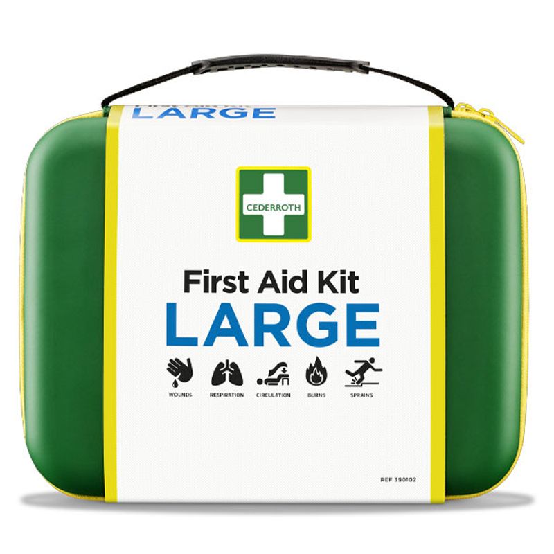 Cederroth Första Hjälpen Kit 390102 Large - Robust och Omfattande Första Hjälpen-Väska