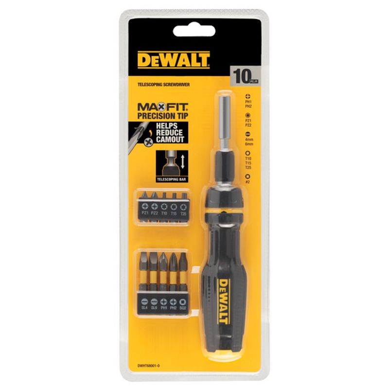 DeWalt DWHT68001-0 Skruvmejsel Teleskop MAXFIT 10-bits