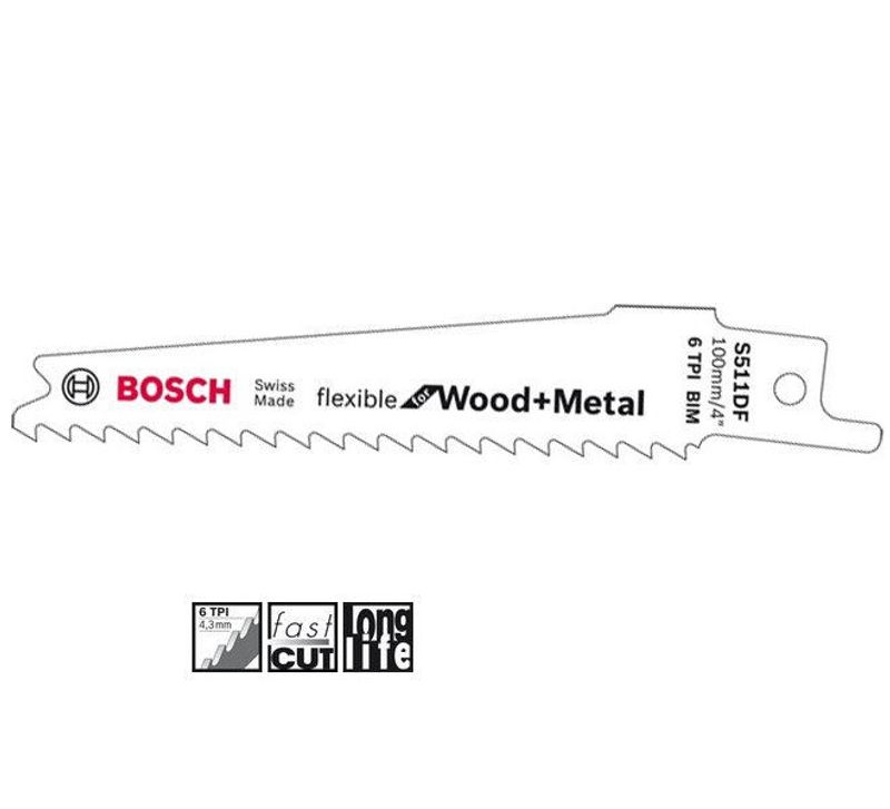 Bosch S511DF Tigersågblad för trä & metall