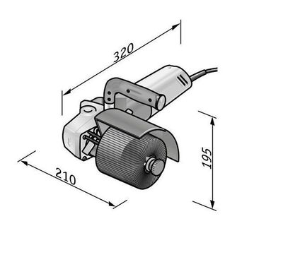 Flex Satineringsmaskin TrinoFlex BSE14-3 Set
