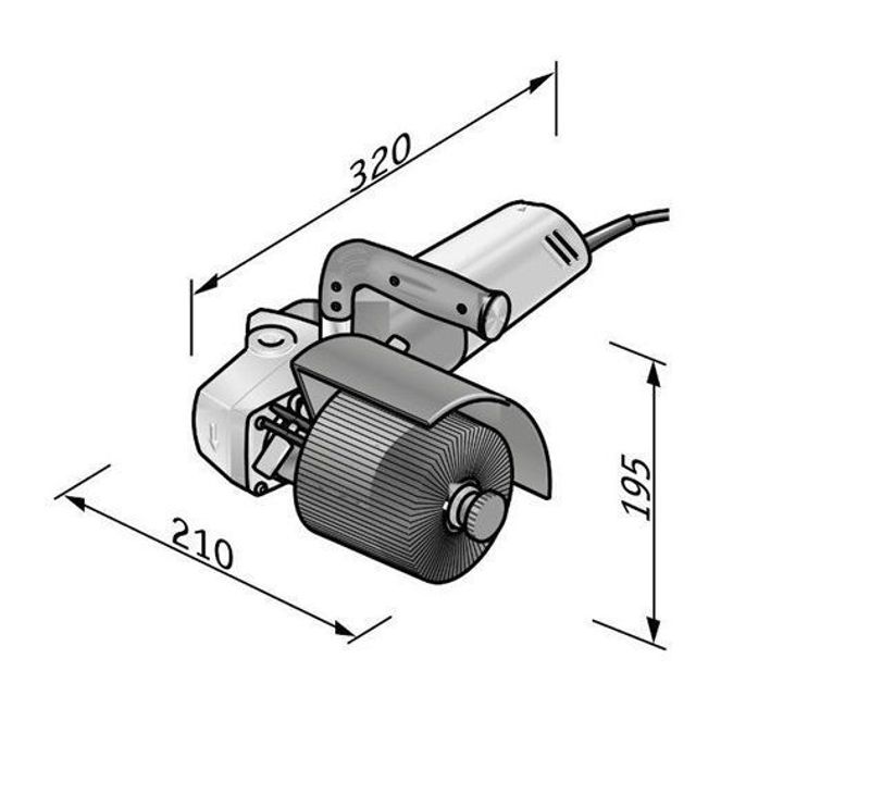 Flex Satineringsmaskin TrinoFlex BSE14-3 Set