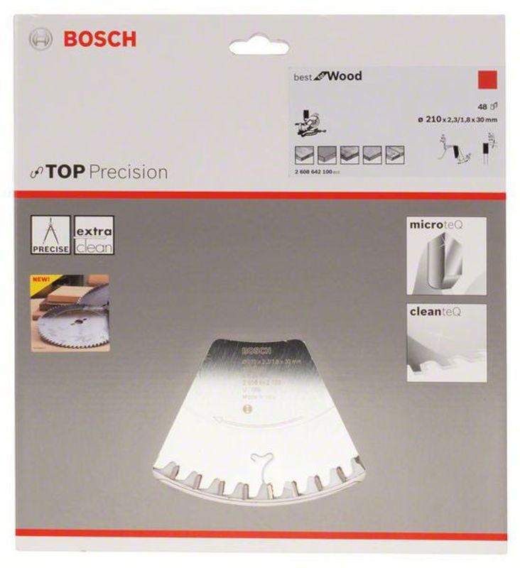 Bosch Sågklinga 210mm 48T (Fina snitt)