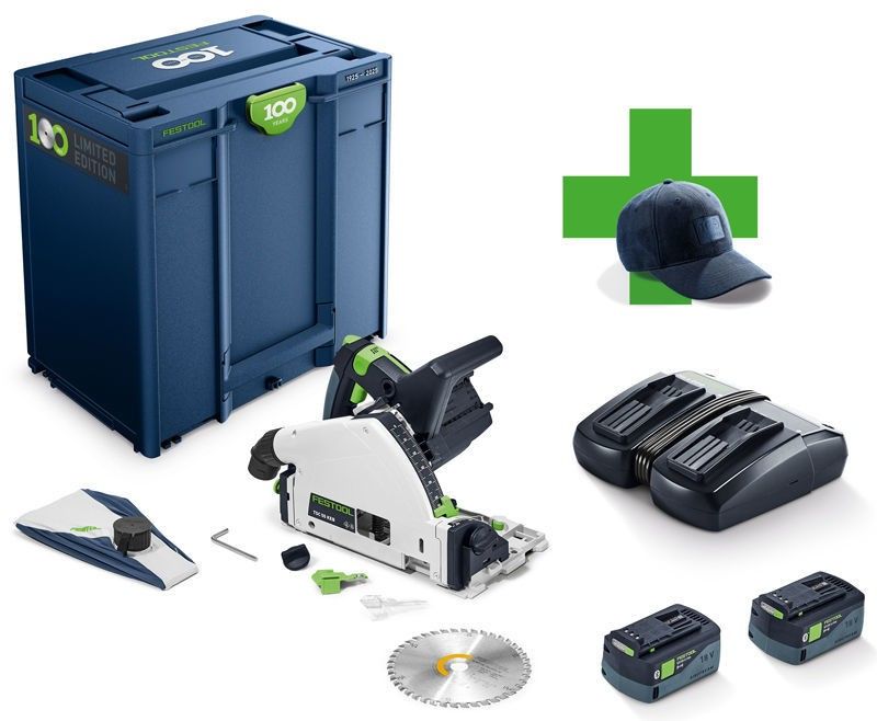 Festool Sänksåg 18 V 100 år TSC 55 KEBI-Plus/XL100Y Limited Edition